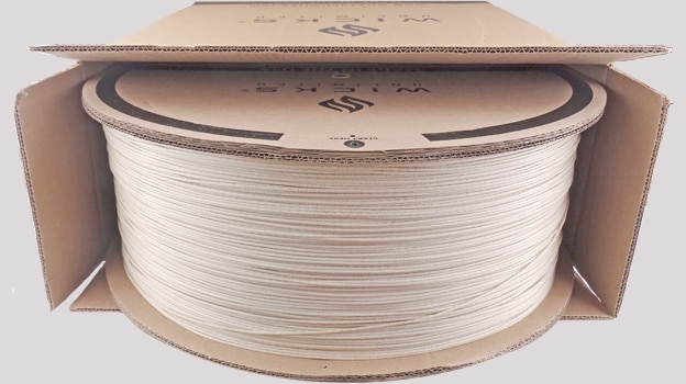 Waxed Wick on Reel